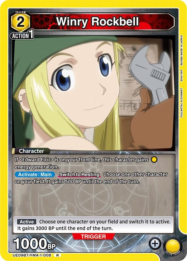 Winry Rockbell (008) (UE09BT/FMA-1-008) (UE09BT: FULLMETAL ALCHEMIST)