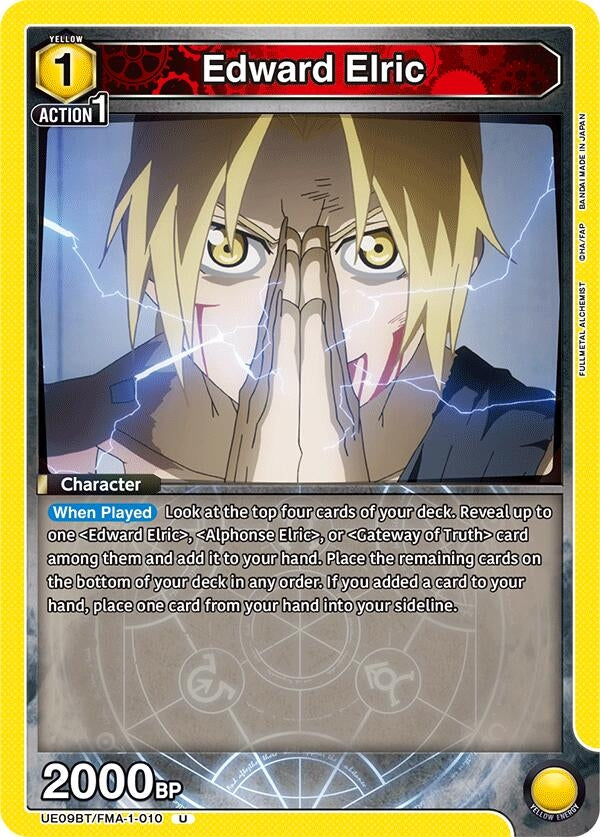 Edward Elric (010) (UE09BT/FMA-1-010) (UE09BT: FULLMETAL ALCHEMIST)