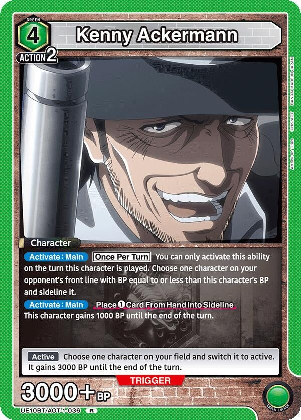 Kenny Ackermann (036) (UE10BT/AOT-1-036) (UE10BT: Attack on Titan)