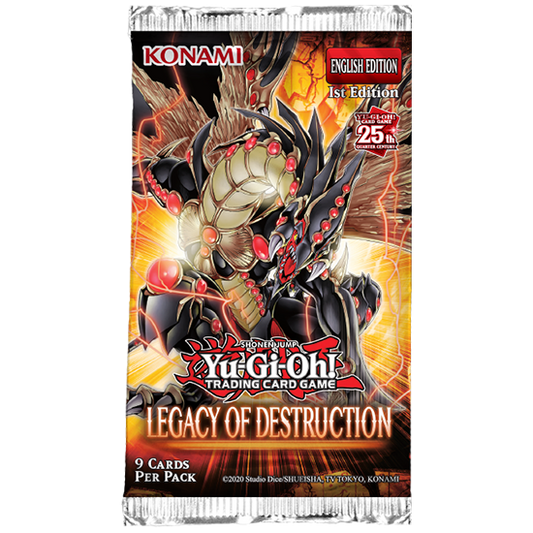 Yugioh - Legacy Of Destruction 1st Edition Booster Pack
