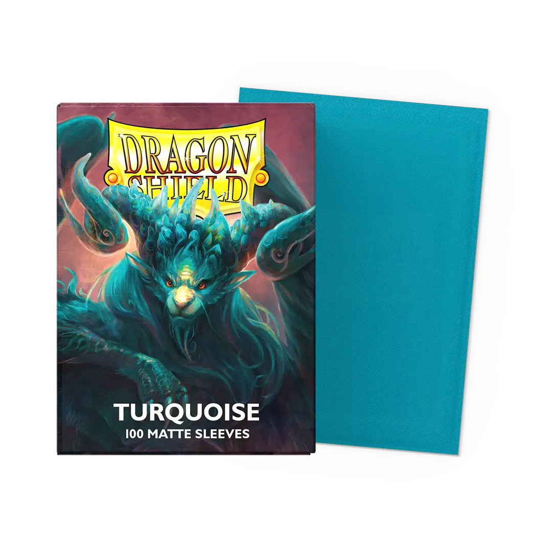 Dragon Shield: Matte Turquoise (100)