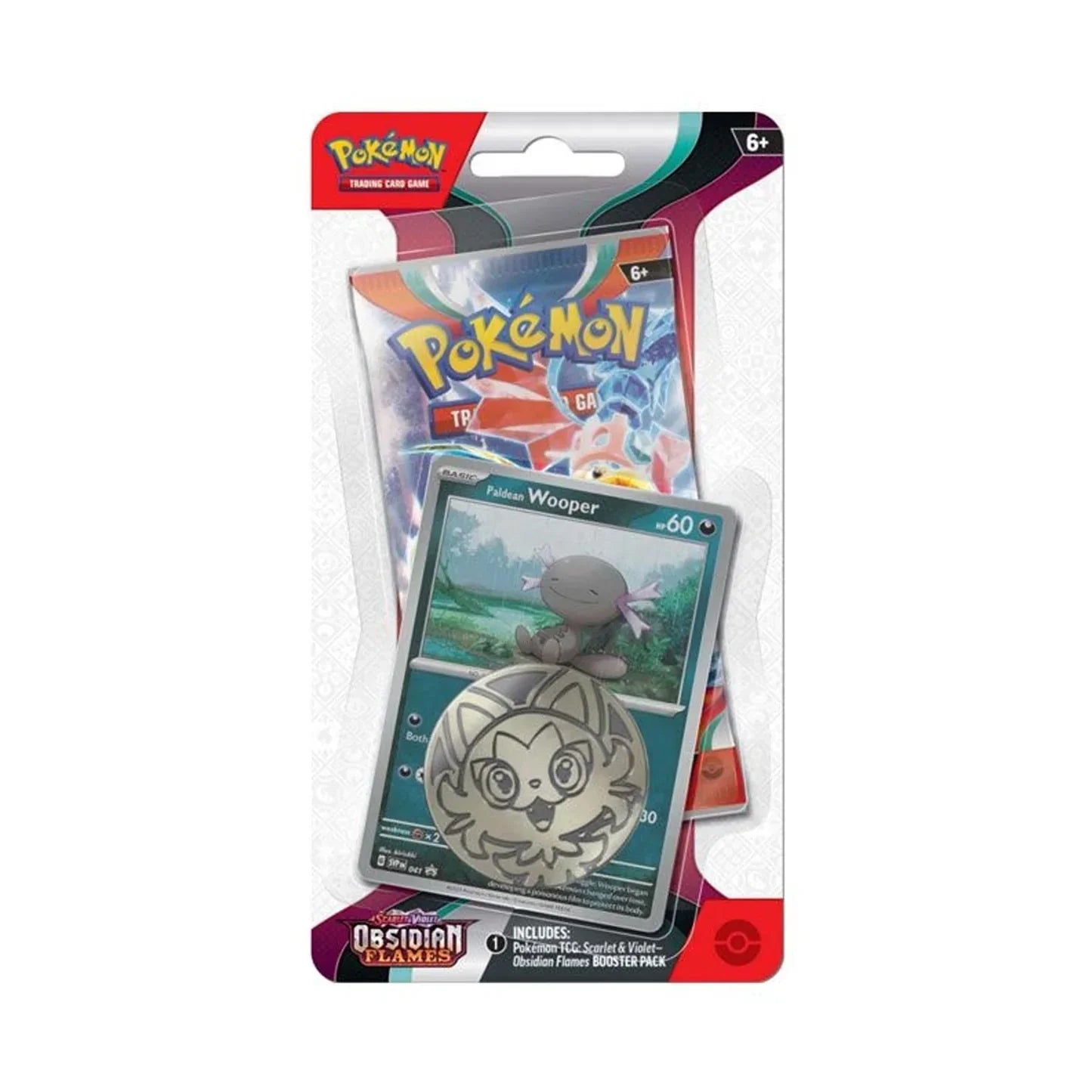 Scarlet & Violet: Obsidian Flames - Checklane Blister (Paldean Wooper)