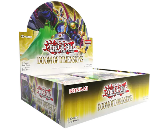 Yugioh - Doom of Dimensions Booster Box - 1st Edition (Pre-Order)
