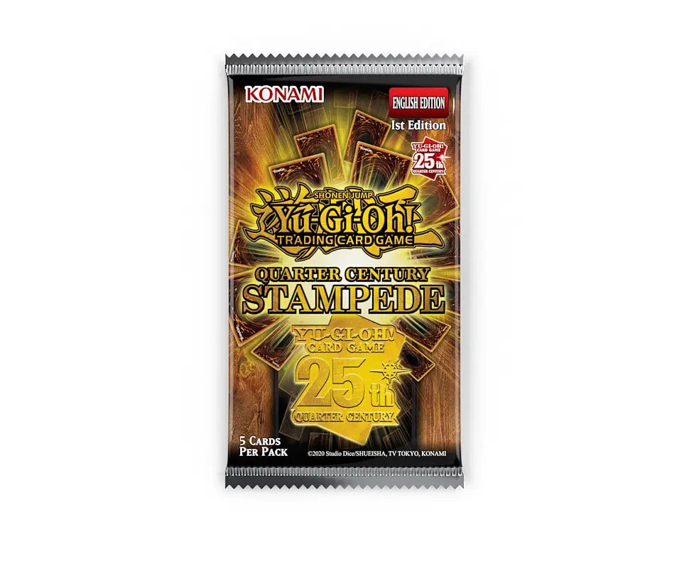 Yugioh - Quarter Century Stampede Booster Pack - 1st Edition