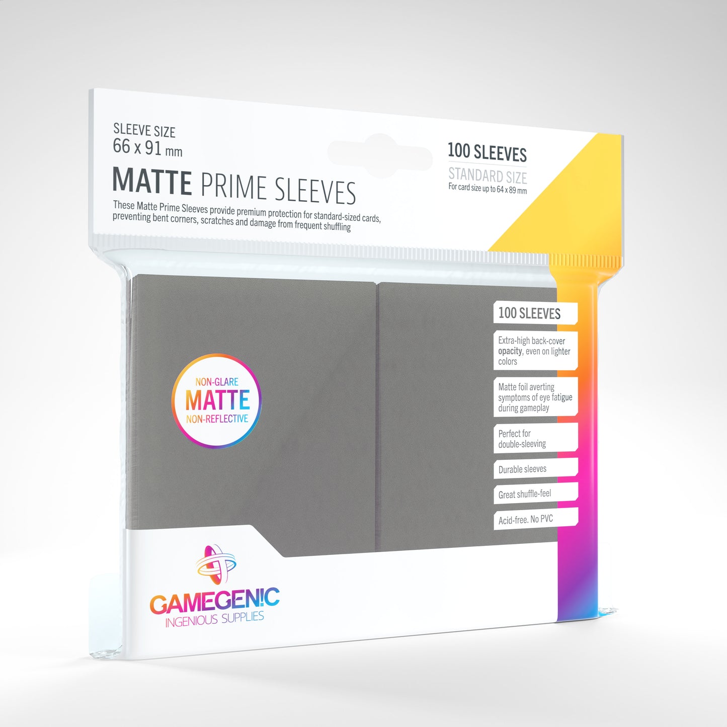 Gamegenic Matte Prime Sleeves 100