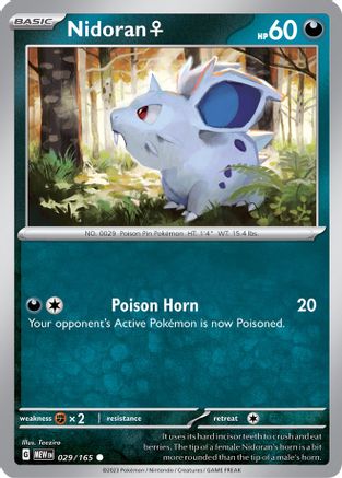 Nidoran F (029/165) [Scarlet & Violet: 151]