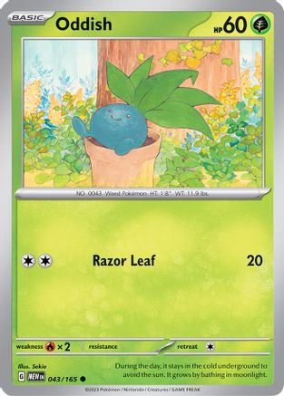 Oddish (043/165) [Scarlet & Violet: 151]