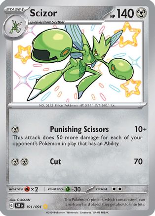 Scizor(191/091) [Scarlet & Violet: Paldean Fates]