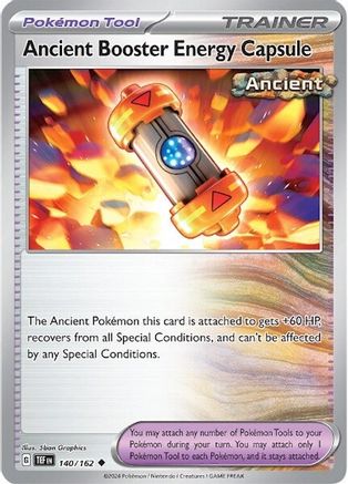 Ancient Booster Energy Capsule (140/162) Reverse Holofoil [SV05: Temporal Forces]