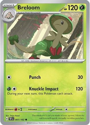 Breloom (7/162)  [SV05: Temporal Forces]