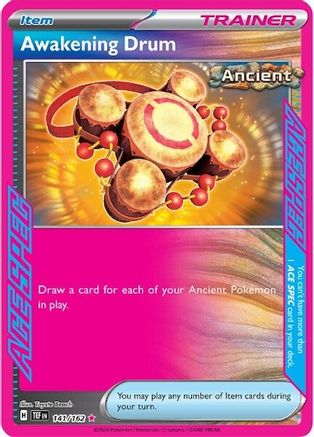 Awakening Drum (141/162) Holofoil [SV05: Temporal Forces]