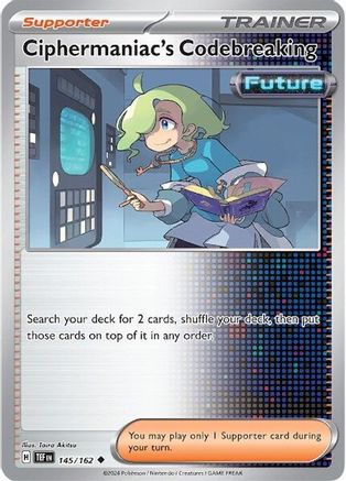 Ciphermaniac's Codebreaking (145/162) Reverse Holofoil [SV05: Temporal Forces]