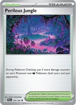 Perilous Jungle (156/162) Reverse Holofoil [SV05: Temporal Forces]