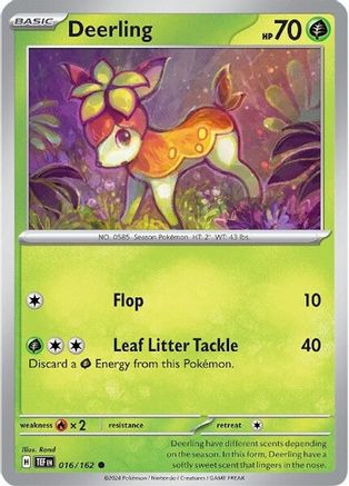 Deerling (16/162) Reverse Holofoil [SV05: Temporal Forces]