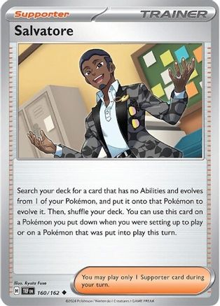 Salvatore (160/162) Reverse Holofoil [SV05: Temporal Forces]