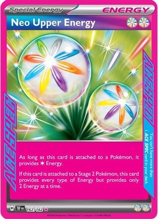 Neo Upper Energy (162/162) Holofoil [SV05: Temporal Forces]