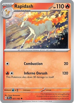 Rapidash (27/162)  [SV05: Temporal Forces]