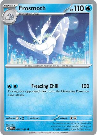 Frosmoth (46/162) Reverse Holofoil [SV05: Temporal Forces]