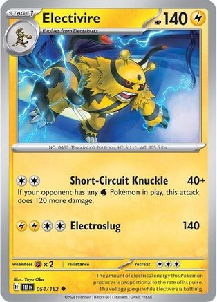 Electivire (54/162)  [SV05: Temporal Forces]