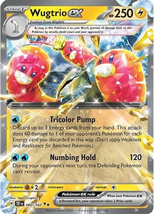 Wugtrio ex (060/162) Holofoil [SV05: Temporal Forces]