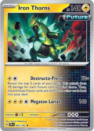 Iron Thorns (62/162) Holofoil [SV05: Temporal Forces]