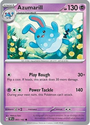 Azumarill (65/162)  [SV05: Temporal Forces]