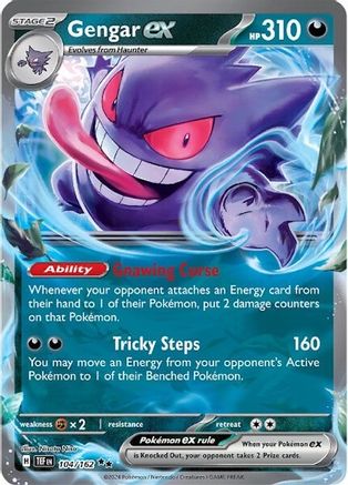 Gengar ex (104/162) Holofoil [SV05: Temporal Forces]