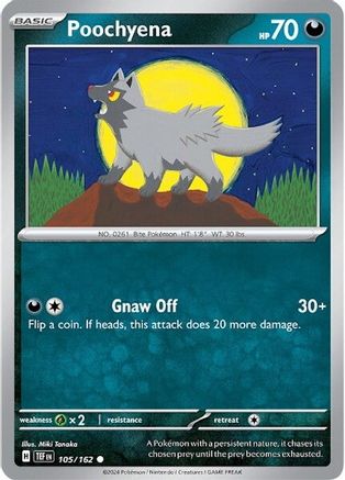 Poochyena (105/162)  [SV05: Temporal Forces]