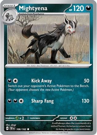 Mightyena (106/162)  [SV05: Temporal Forces]