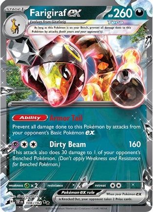 Farigiraf ex (108/162) Holofoil [SV05: Temporal Forces]