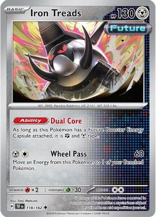 Iron Treads (118/162) Reverse Holofoil [SV05: Temporal Forces]