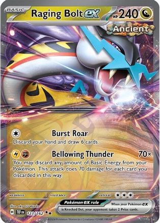 Raging Bolt ex (123/162) Holofoil [SV05: Temporal Forces]