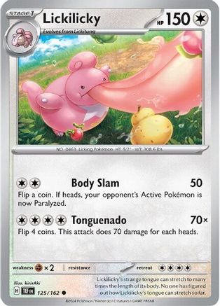 Lickilicky (125/162) Reverse Holofoil [SV05: Temporal Forces]