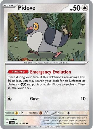 Pidove (133/162) Reverse Holofoil [SV05: Temporal Forces]