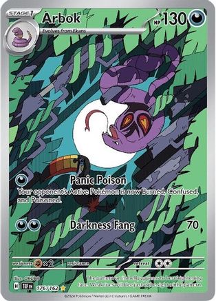 Arbok (176/162) Holofoil [SV05: Temporal Forces]
