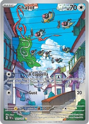 Chatot (181/162) Holofoil [SV05: Temporal Forces]