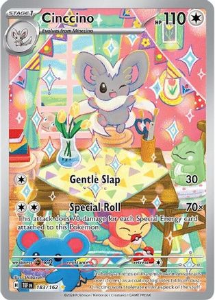 Cinccino (183/162) Holofoil [SV05: Temporal Forces]