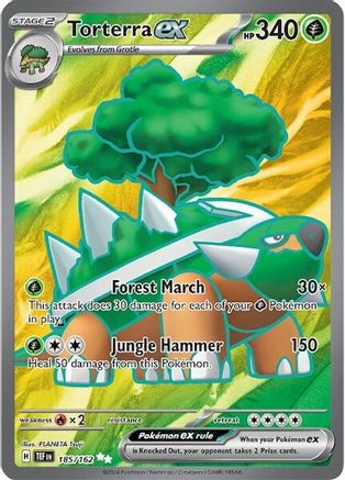 Torterra ex (185/162) Holofoil [SV05: Temporal Forces]