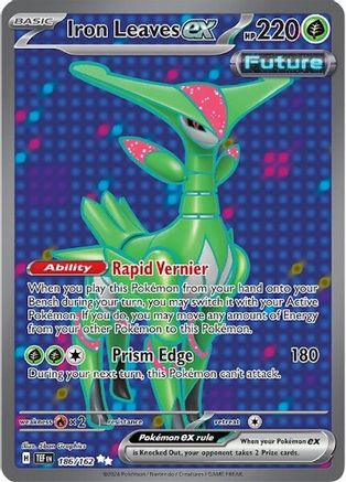 Iron Leaves ex (186/162) Holofoil [SV05: Temporal Forces]