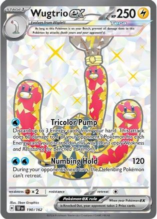 Wugtrio ex (190/162) Holofoil [SV05: Temporal Forces]