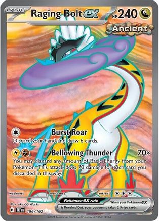 Raging Bolt ex (196/162) Holofoil [SV05: Temporal Forces]