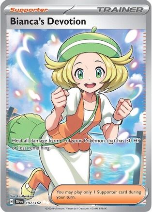Bianca's Devotion (197/162) Holofoil [SV05: Temporal Forces]