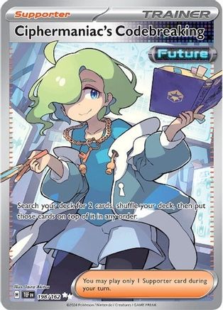 Ciphermaniac's Codebreaking (198/162) Holofoil [SV05: Temporal Forces]
