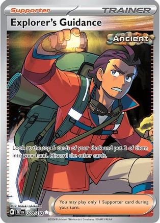 Explorer's Guidance (200/162) Holofoil [SV05: Temporal Forces]