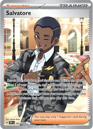 Salvatore (202/162) Holofoil [SV05: Temporal Forces]