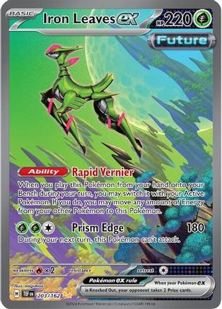 Iron Leaves ex (203/162) Holofoil [SV05: Temporal Forces]