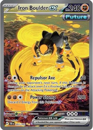 Iron Boulder ex (207/162) Holofoil [SV05: Temporal Forces]