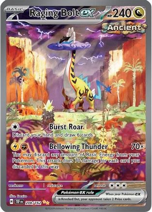Raging Bolt ex (208/162) Holofoil [SV05: Temporal Forces]