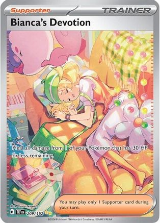 Bianca's Devotion (209/162) Holofoil [SV05: Temporal Forces]