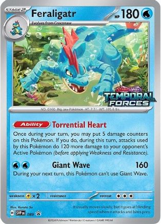 Feraligatr (SVP089) [SV05: Temporal Forces Promo]